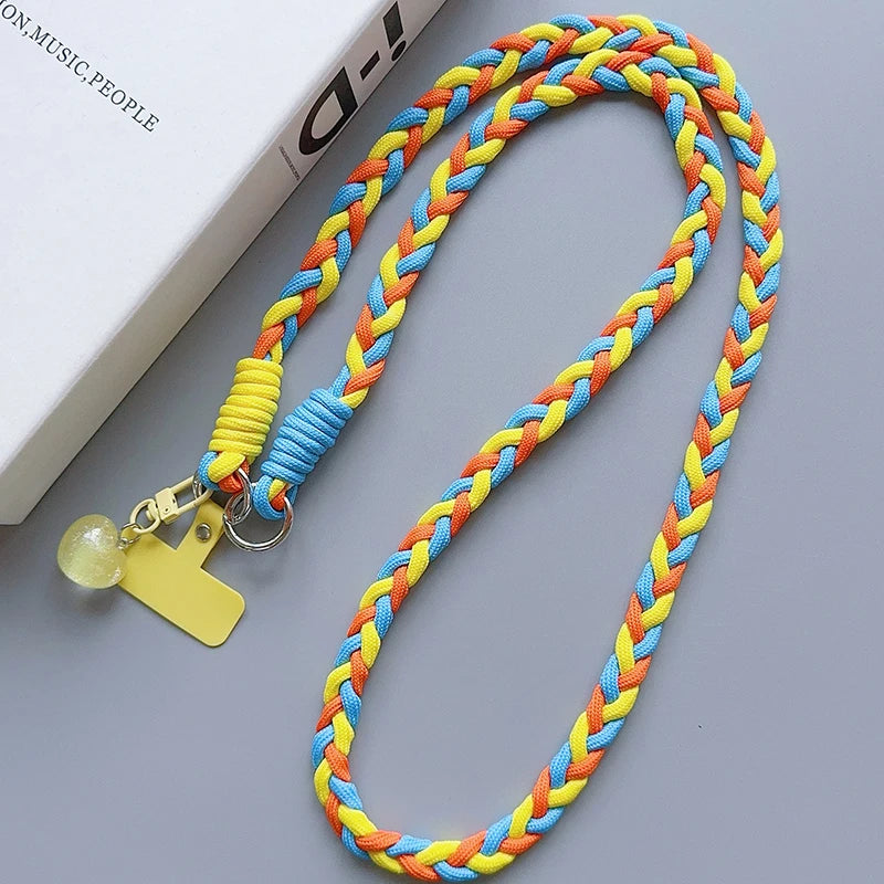 Creative Cartoon Mobile Phone Universal Lanyard, Crossbody Long Rope Lanyard, Rope Cartoon Decorative Pendant, Accessories