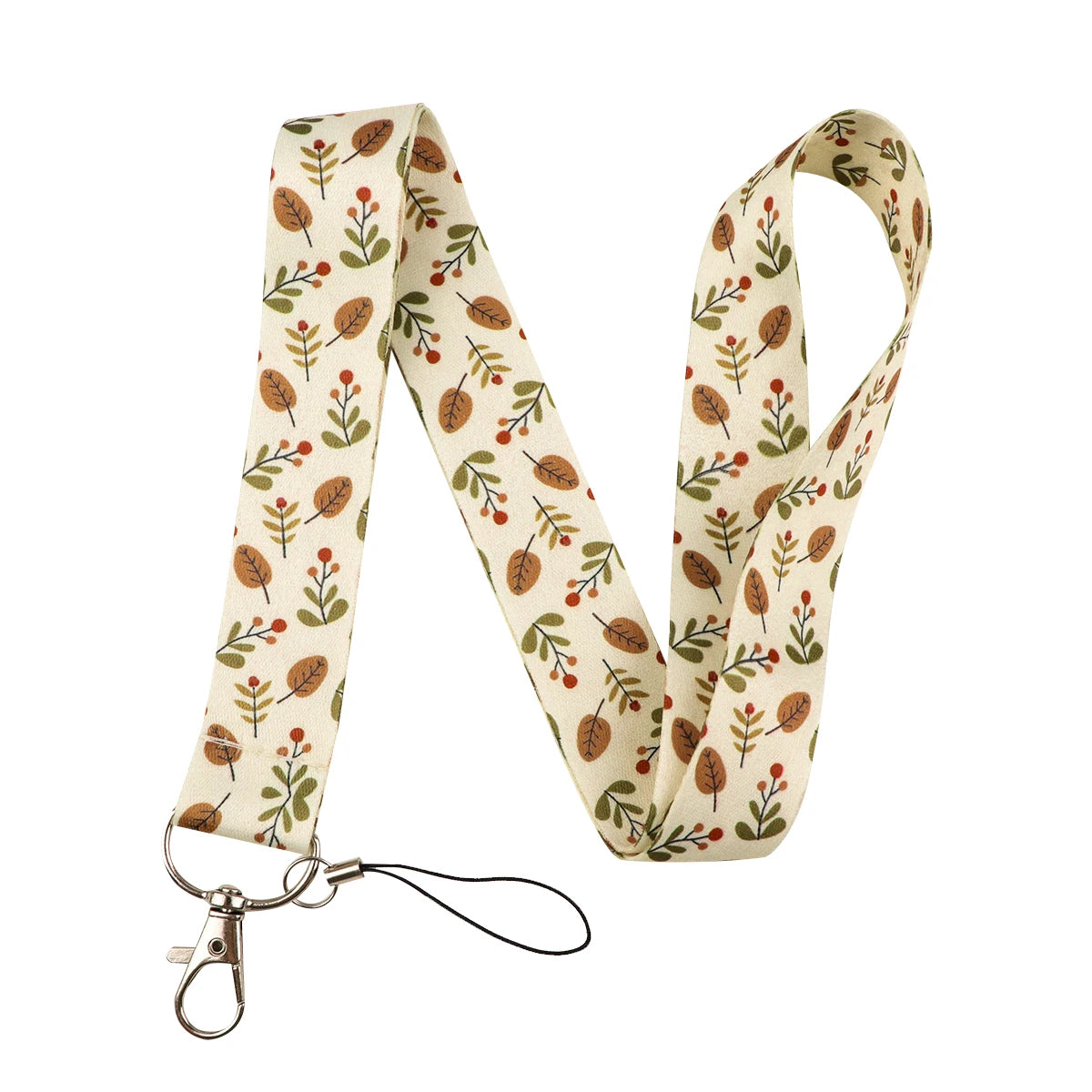 Beautiful Flower Credential Holder Butterfly Lanyards for Key Neck Strap For Card Badge Gym Keyring Accessories Friends Gifts