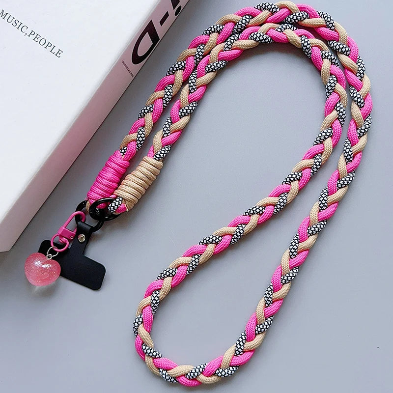 Creative Cartoon Mobile Phone Universal Lanyard, Crossbody Long Rope Lanyard, Rope Cartoon Decorative Pendant, Accessories