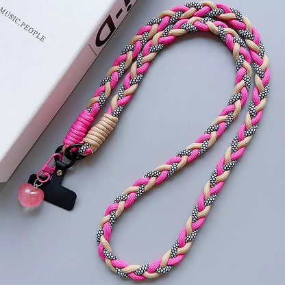 Creative Cartoon Mobile Phone Universal Lanyard, Crossbody Long Rope Lanyard, Rope Cartoon Decorative Pendant, Accessories