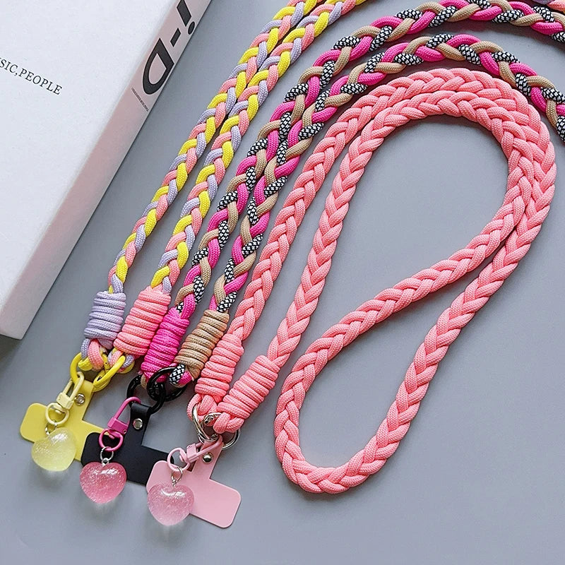 Creative Cartoon Mobile Phone Universal Lanyard, Crossbody Long Rope Lanyard, Rope Cartoon Decorative Pendant, Accessories