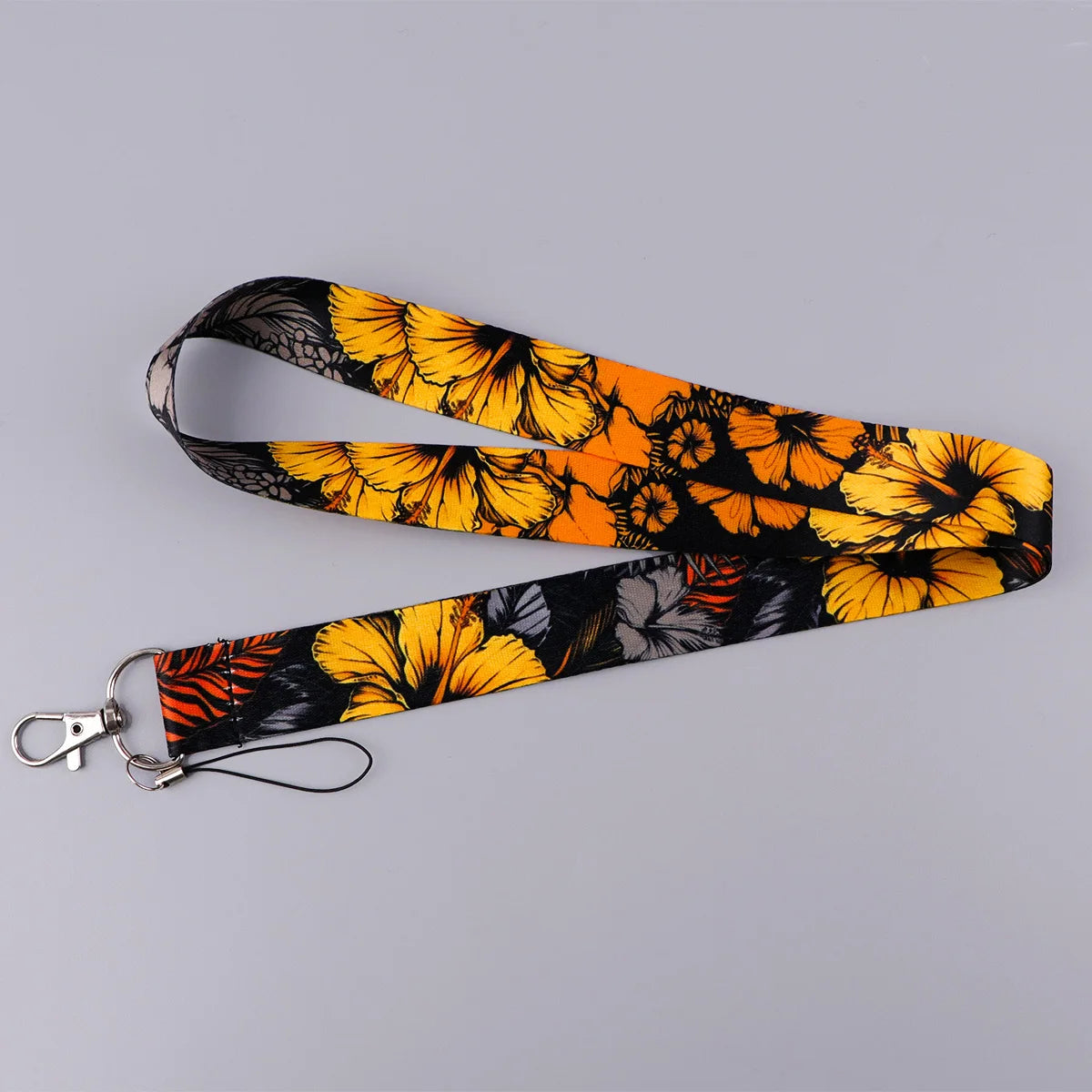 Beautiful Flower Credential Holder Butterfly Lanyards for Key Neck Strap For Card Badge Gym Keyring Accessories Friends Gifts