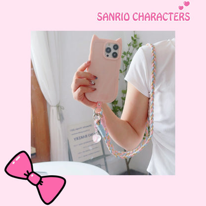 Creative Cartoon Mobile Phone Universal Lanyard, Crossbody Long Rope Lanyard, Rope Cartoon Decorative Pendant, Accessories
