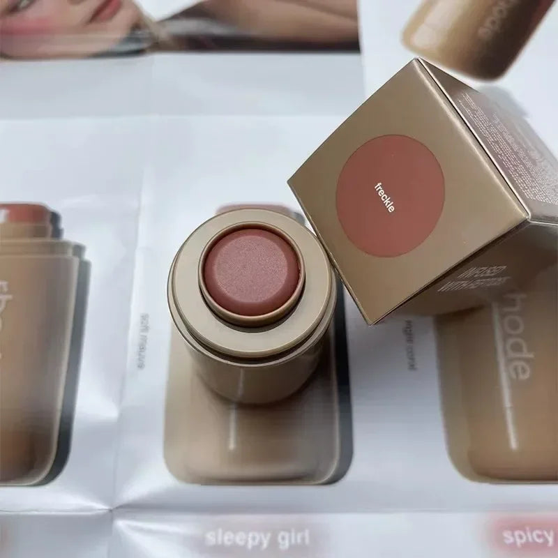 Rhode Pocket Blush LIP Stick Lip And Cheek Hydrating Stick Natural Rouge Powder Blush Cream Lipstick Cheek Easy To Apply Color