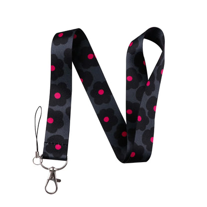 Beautiful Flower Credential Holder Butterfly Lanyards for Key Neck Strap For Card Badge Gym Keyring Accessories Friends Gifts