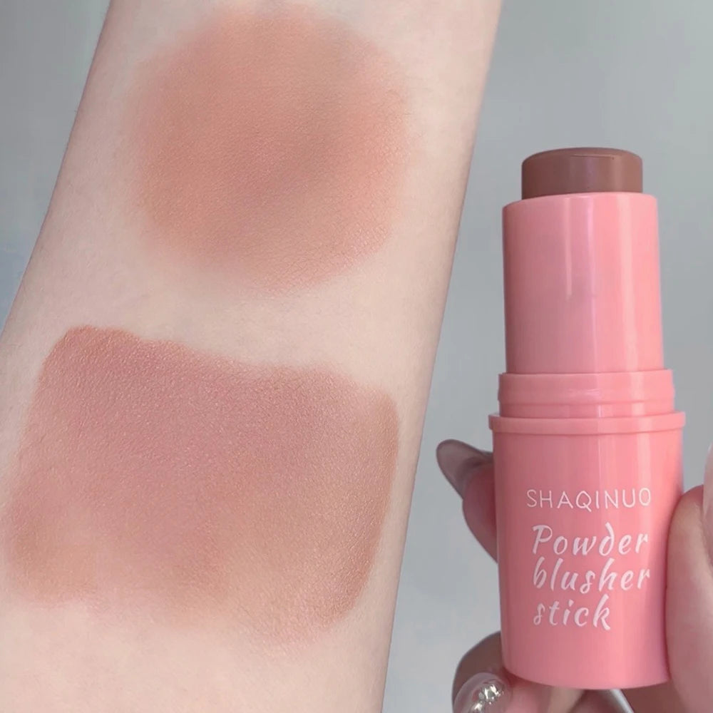 Smooth blush stick naturally saturated long-lasting waterproof natural blush brightening skin tone expanding color blush stick