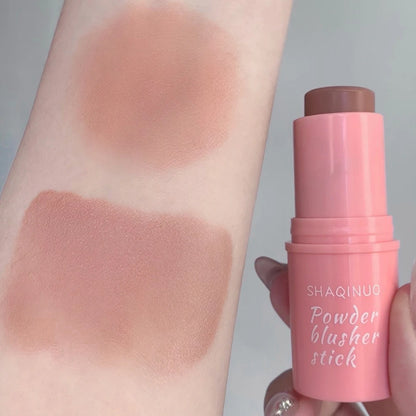 Smooth blush stick naturally saturated long-lasting waterproof natural blush brightening skin tone expanding color blush stick