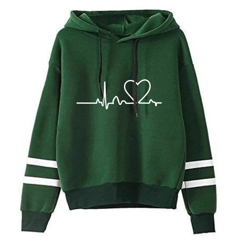 Womens Tracksuit Casual Stripe Versatile Sweatshirt, Black Sweatpants, Loose Print High Quality Outfits, Single Piece Hoodies, Pants