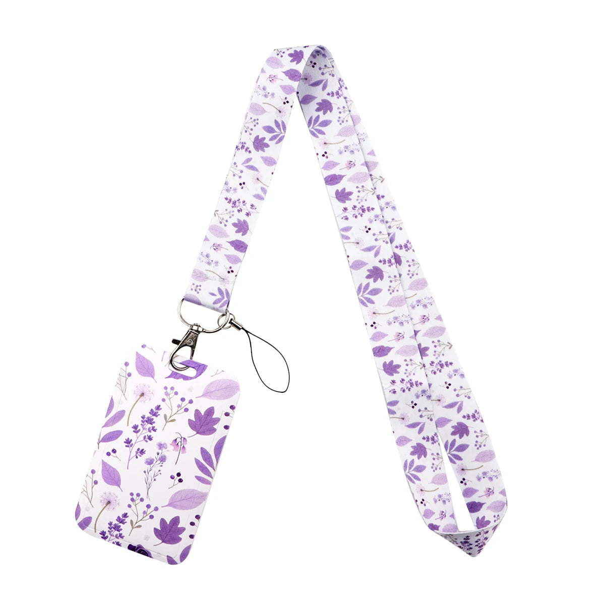 Beautiful Flower Credential Holder Butterfly Lanyards for Key Neck Strap For Card Badge Gym Keyring Accessories Friends Gifts