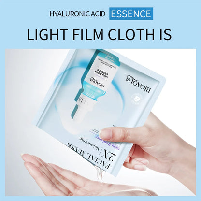 20pcs/5pcs Centella Collagen Face Mask VC Moisturizing Refreshing Sheet Masks Hyaluronic Acid  Facial Mask Skin Care Products