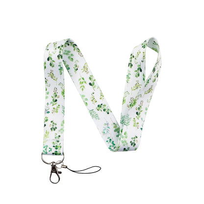 Beautiful Flower Credential Holder Butterfly Lanyards for Key Neck Strap For Card Badge Gym Keyring Accessories Friends Gifts