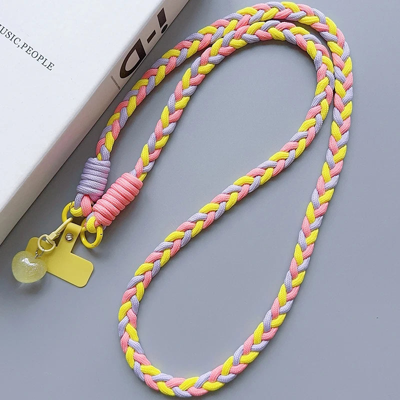 Creative Cartoon Mobile Phone Universal Lanyard, Crossbody Long Rope Lanyard, Rope Cartoon Decorative Pendant, Accessories