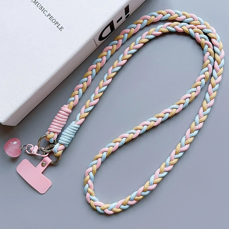 Creative Cartoon Mobile Phone Universal Lanyard, Crossbody Long Rope Lanyard, Rope Cartoon Decorative Pendant, Accessories