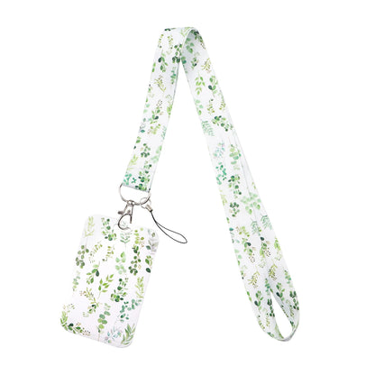 Beautiful Flower Credential Holder Butterfly Lanyards for Key Neck Strap For Card Badge Gym Keyring Accessories Friends Gifts