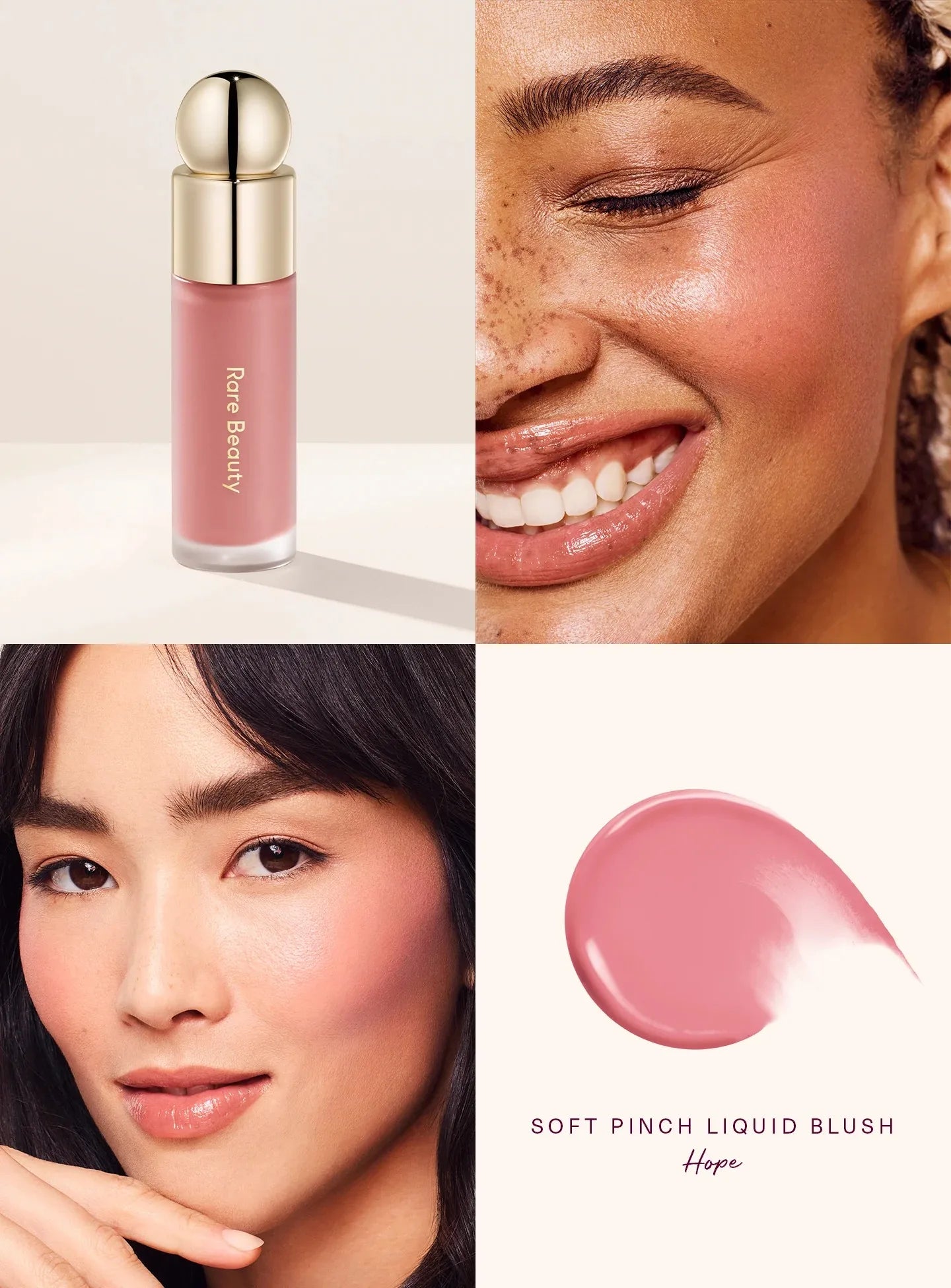 Rare Beauty Matte Lasting Blurred Bouncy Melting Blush Cushiony Cream-to-powder Blush Sweat- And Humidity-resistant Liquid Blush
