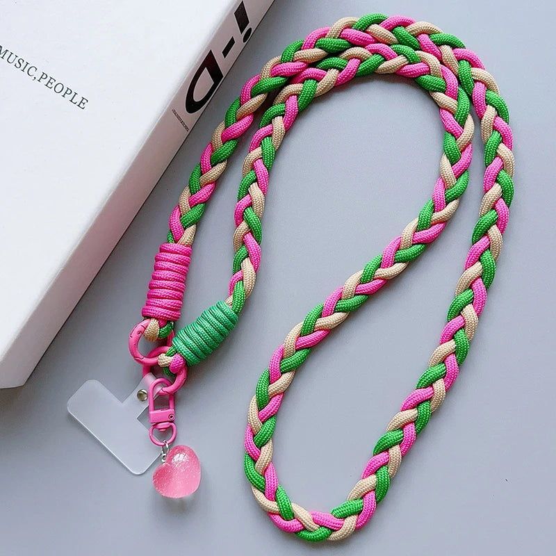 Creative Cartoon Mobile Phone Universal Lanyard, Crossbody Long Rope Lanyard, Rope Cartoon Decorative Pendant, Accessories