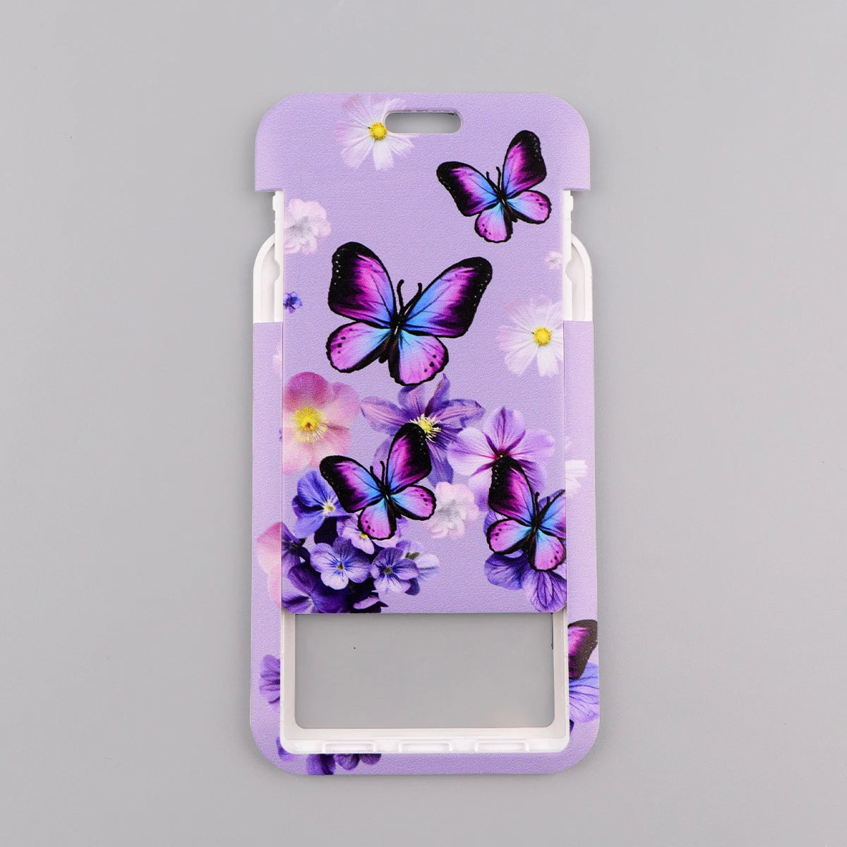 Beautiful Flower Credential Holder Butterfly Lanyards for Key Neck Strap For Card Badge Gym Keyring Accessories Friends Gifts
