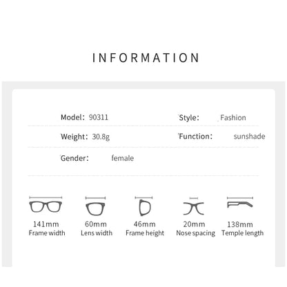 Frameless Cat Eye Sunglasses