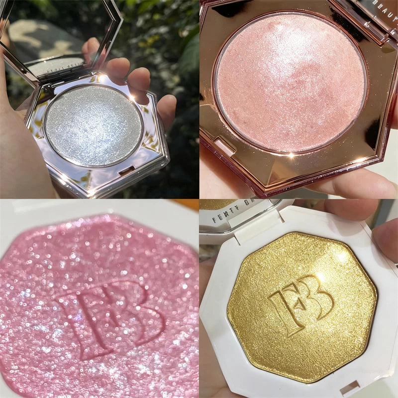 Fenty Beauty Popular High Gloss Brightening Facial Effect Stereoscopic Facial Makeup Create A 3D Sparkling Diamond Light Effect