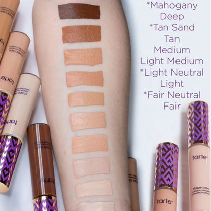 Tarte Waterproof Liquid Foundation Oil-control Concealer Covering Black Circles Blemishes Acne Marks Spots Removes Dark Circles Makeup